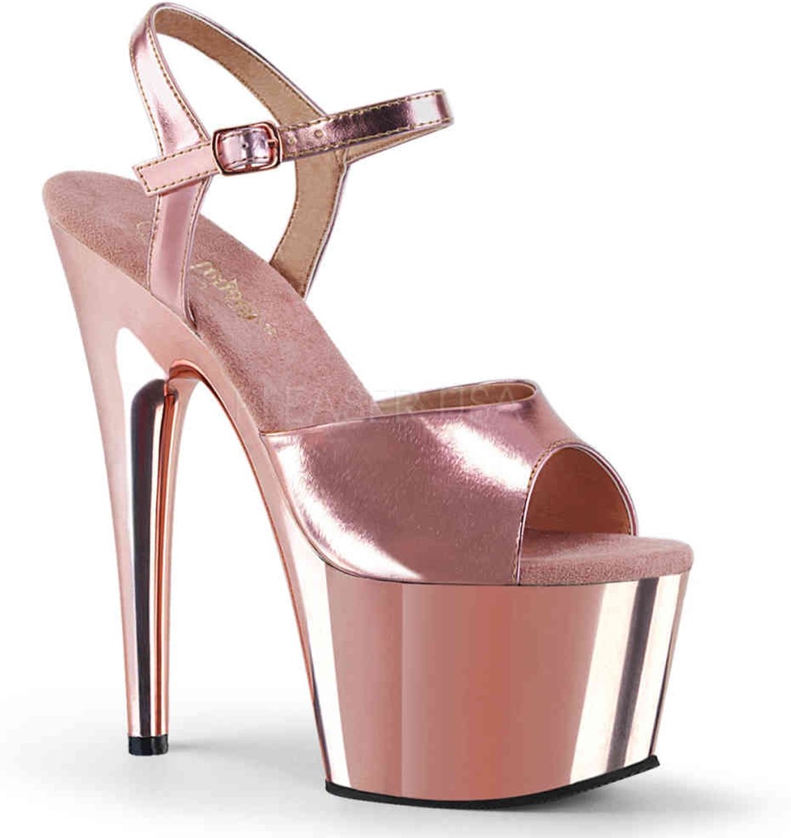 EU 35 = US 5 | ADORE-709 | 7 Heel, 2 3/4 PF Ankle Strap Sandal